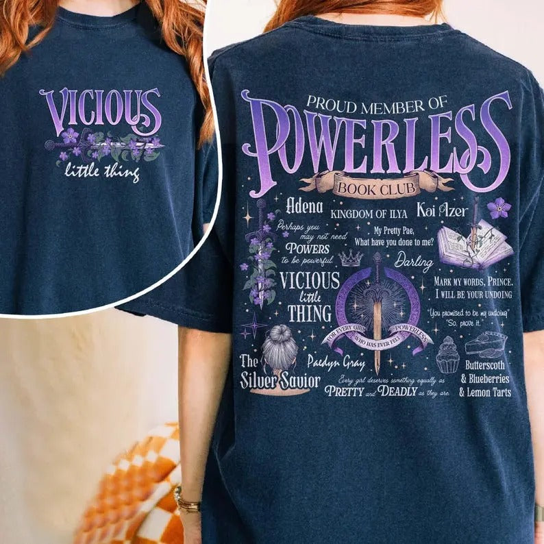 2 Slide, Powerless Series T-Shirt, Kai Azer I Love You, Book Lover Merch, I Love You in Powerless, Powerless Merch,...