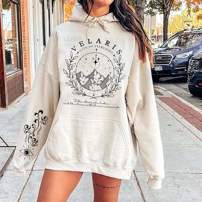 2 Slide, Velaris Sweatshirt, Velaris City Of Starlight Sweatshirt, The Night Court Shirt,SJM Merch Shirt, City of...