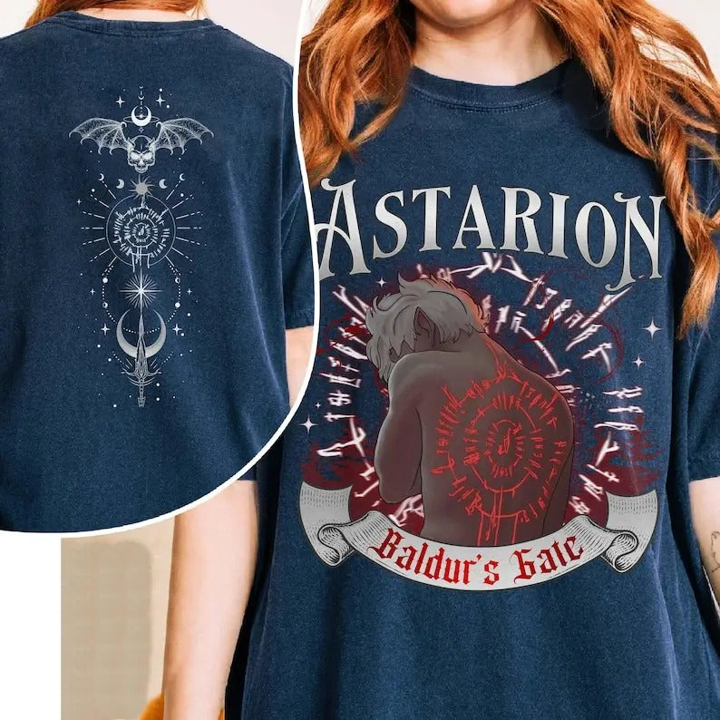 2 Slides, Astarion Baldur's Gate T-Shirt, Astarion Baldurs Gate 3 Shirt, Astarion High Elf Shirt, Dungeons And Dragons...