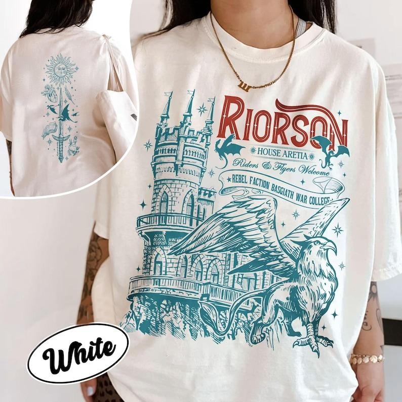2 Slides, Xaden Riorson T-Shirt, Iron Flame Fan Shirt, Fourth Wing Inspired, Dragon Rider Bookish, Basgiath War College,...