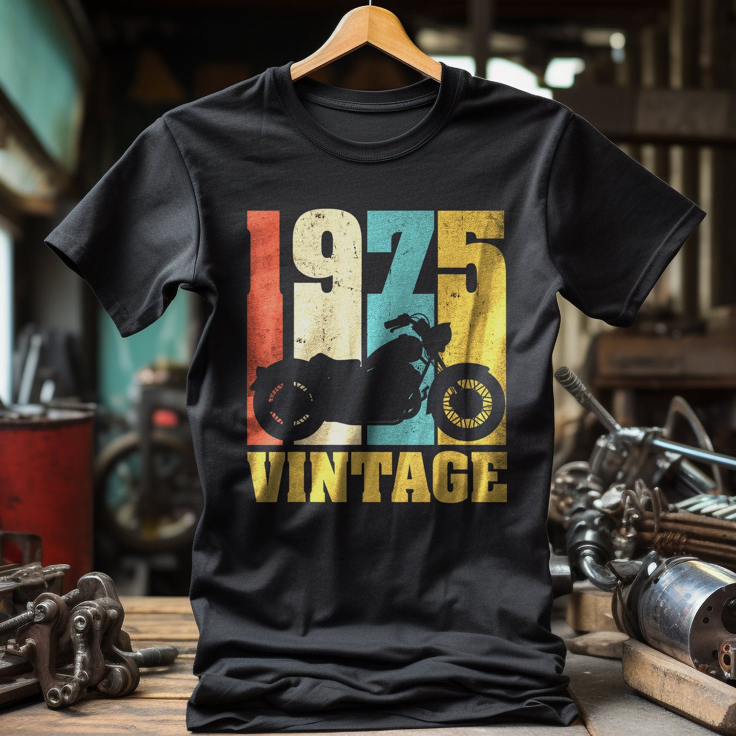 Vintage 1975 Motorcycle T-Shirt -
