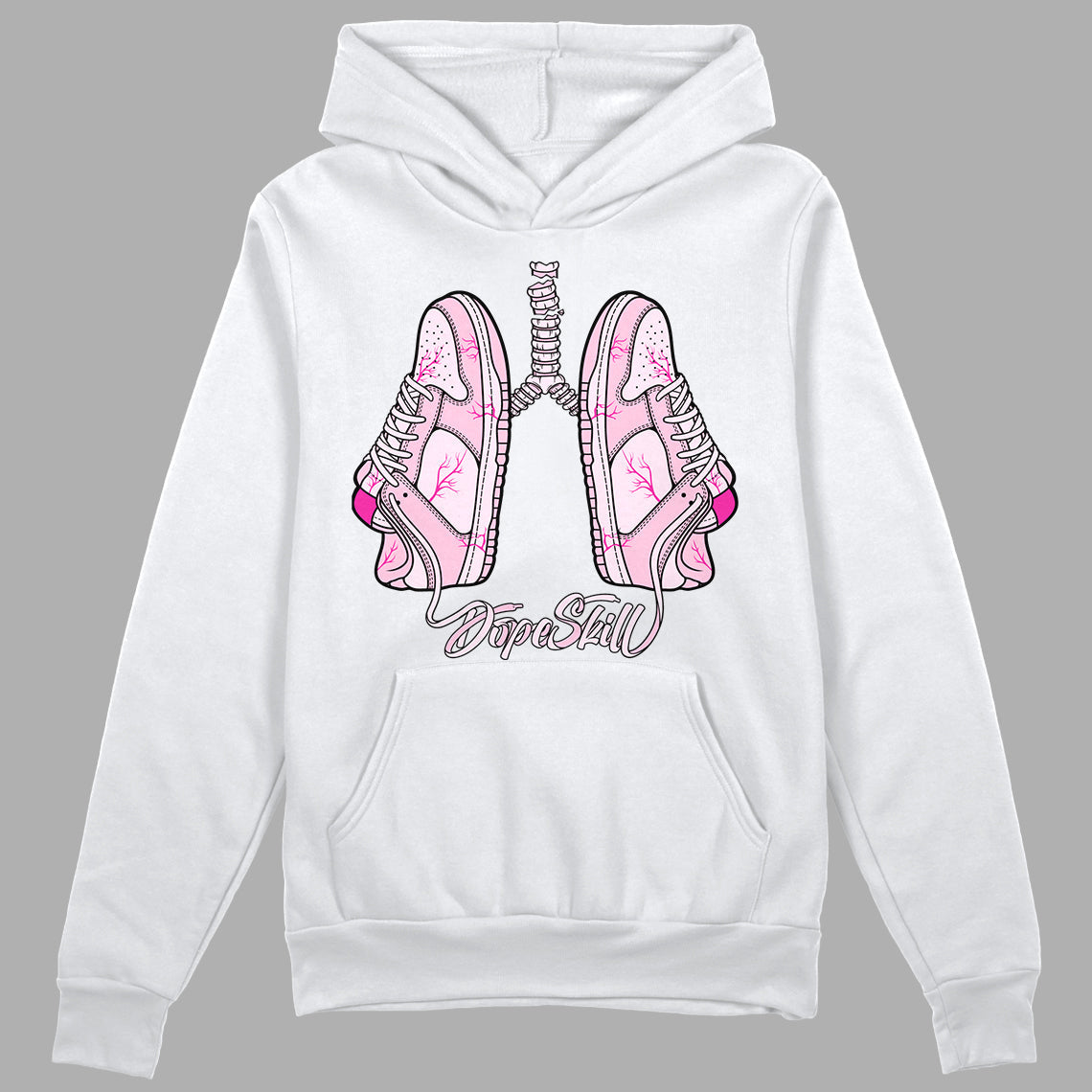 Triple Pink Dunk Low DopeSkill Hoodie Sweatshirt Breathe Graphic