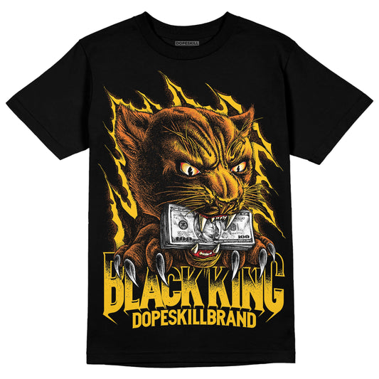 Yellow Collection DopeSkill T-Shirt Black King Graphic