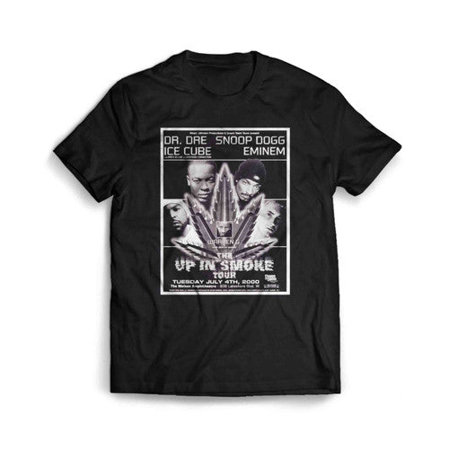 2000 Up In Smoke Tour Dr Dre Snoop Dog Eminem Men's T-Shirt Tee