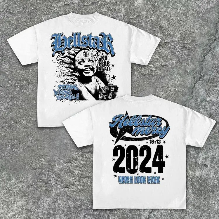 2024-Kindness-Flame Character Vintage Pattern T-Shirt - S to 4XL Hoodie, Sweatshirt | HypeCrazeTee.com