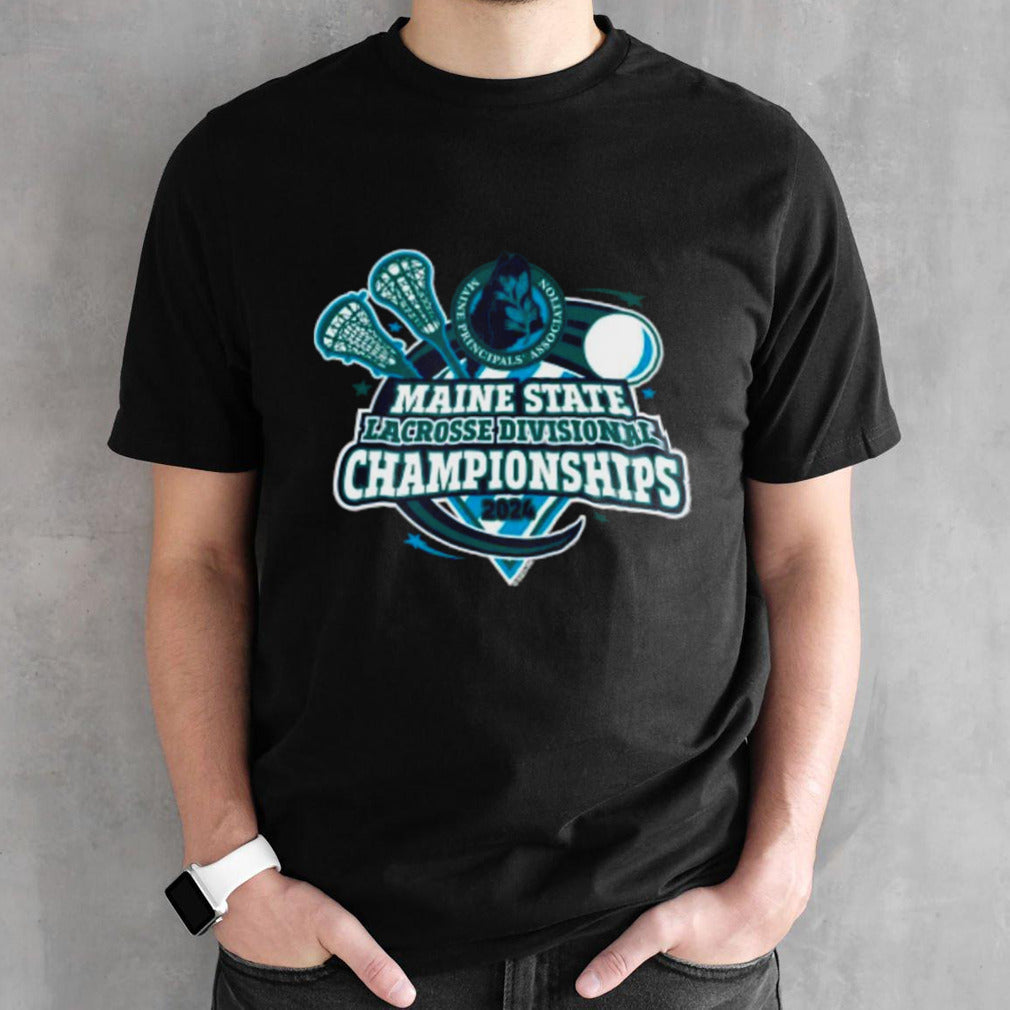 2024 Maine State Lacrosse Divisional Championships T-shirt