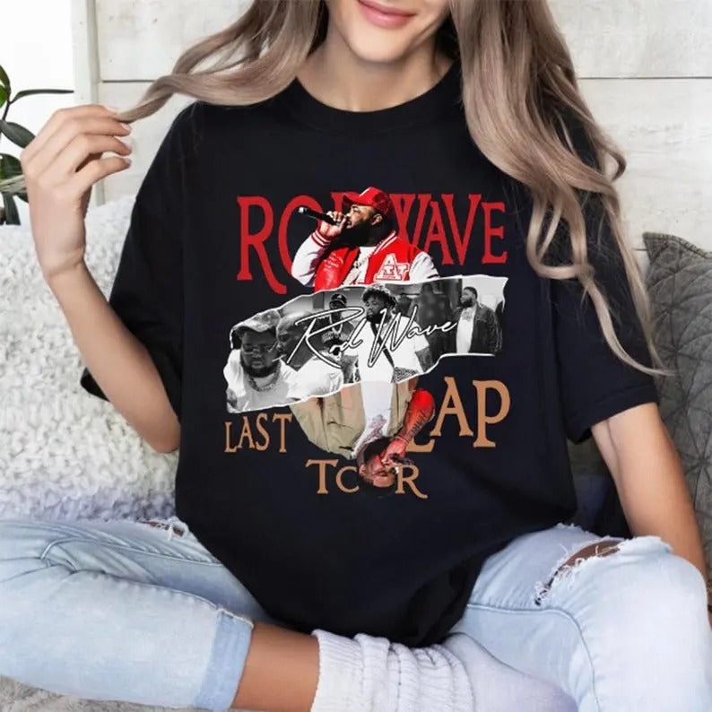 2024 Rod Wave T-Shirt, Rod Wave Last Lap Tour T-Shirt, Rod Wave Rapper, Last Lap Tour 2024 Tees Hoodie, Sweatshirt