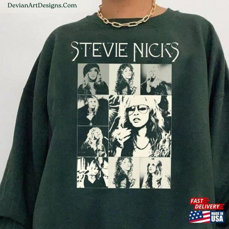 2024 Stevie Nicks Live In Concert Sweatshirt Vintage Fan Gifts Sweatshirt T-Shirts, Hoodie | HypeCrazeTee.com