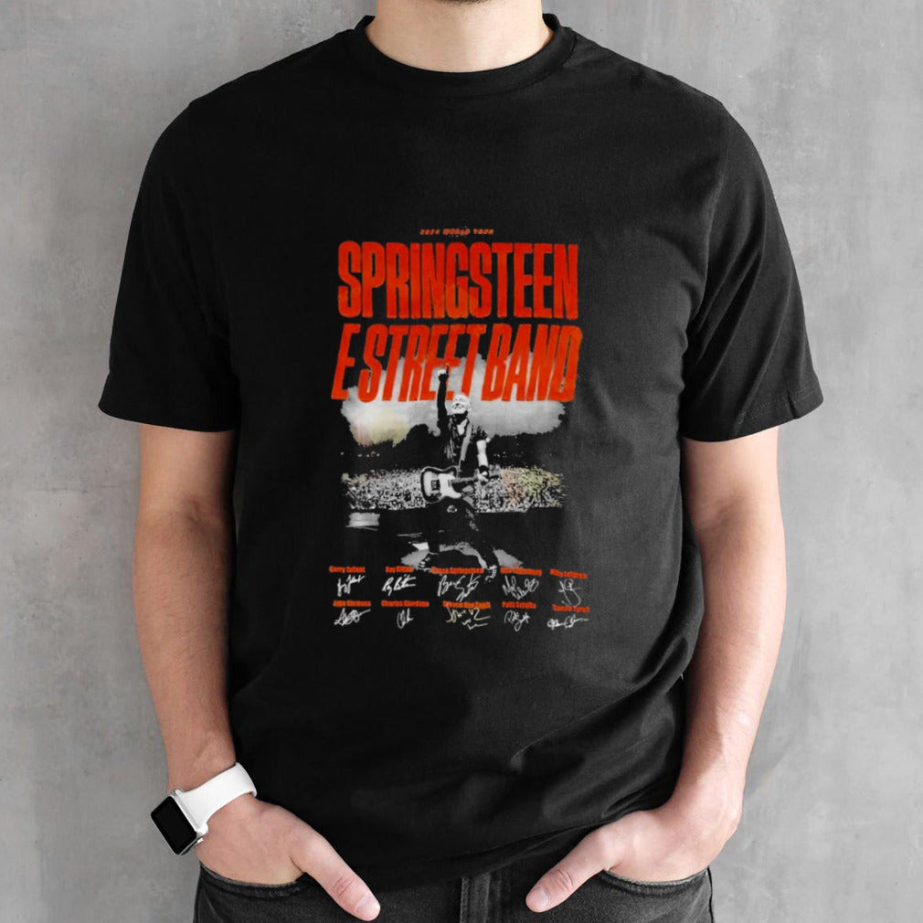 2024 World Tour Springsteen E Street Band Signature Unisex T-Shirt