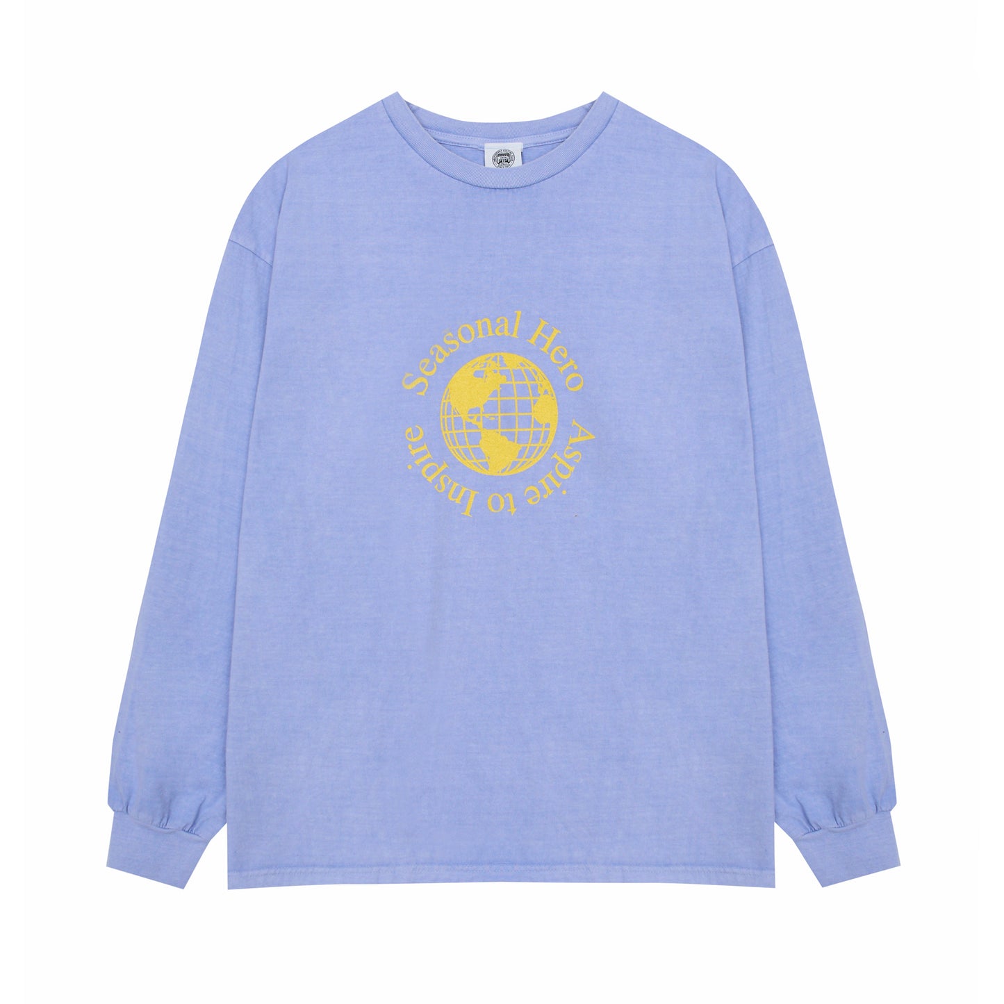 Seasonal Hero 'Aspire' Vintage Washed Longsleeve Tee - Orchid
