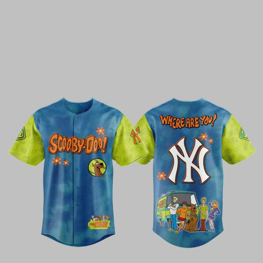 2025 NY Yankees Scooby-Doo Baseball Jersey - Grishko.com