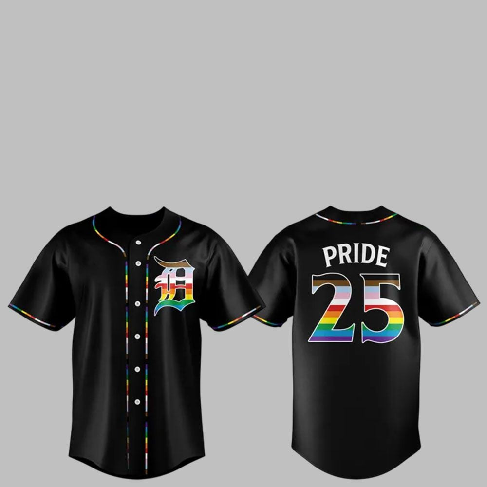 2025 Tigers Celebrate Pride Month Jersey - Grishko.com