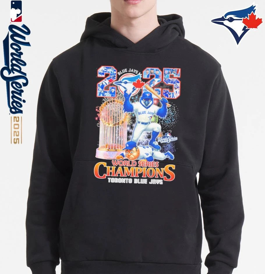 2025 World Series Champions Toronto Blue Jays Mascot T-Shirt