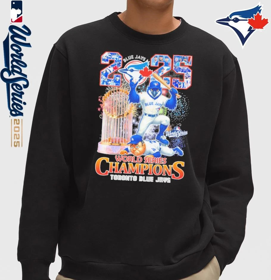2025 World Series Champions Toronto Blue Jays Mascot T-Shirt