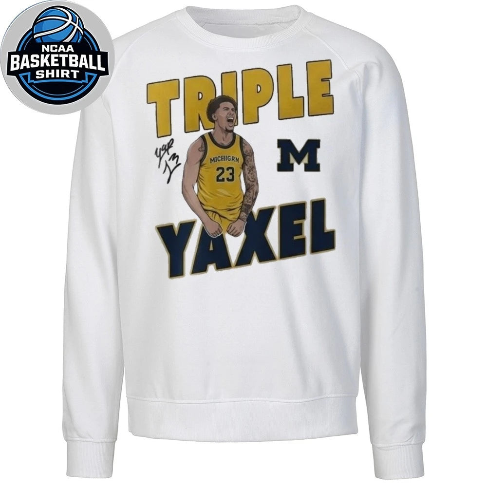 2026 Michigan Men’s Basketball Chicago Triple Yaxel Shirt
