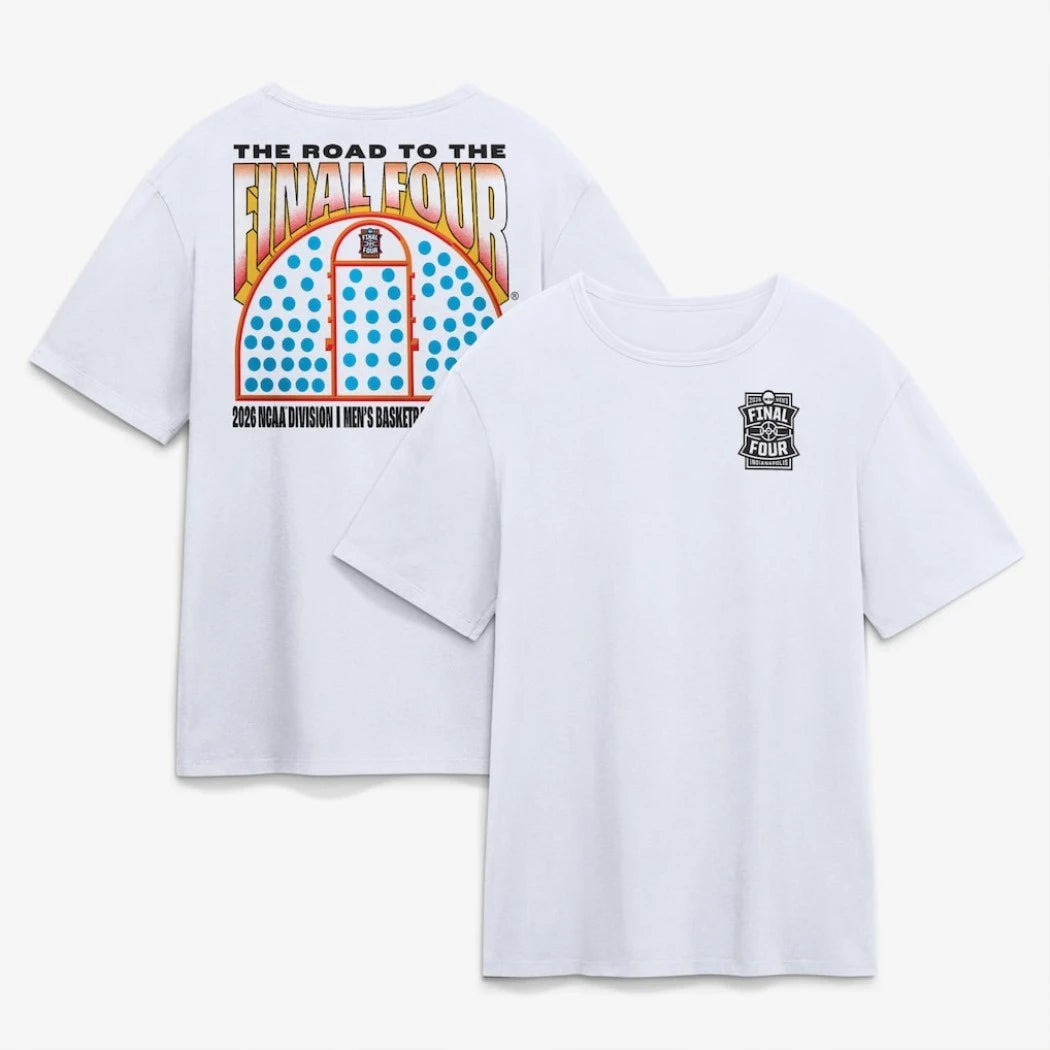 2026 NCAA Men’s Basketball Tournament March Madness Final Four Buzzer Beater Logo Two Sided T-Shirt