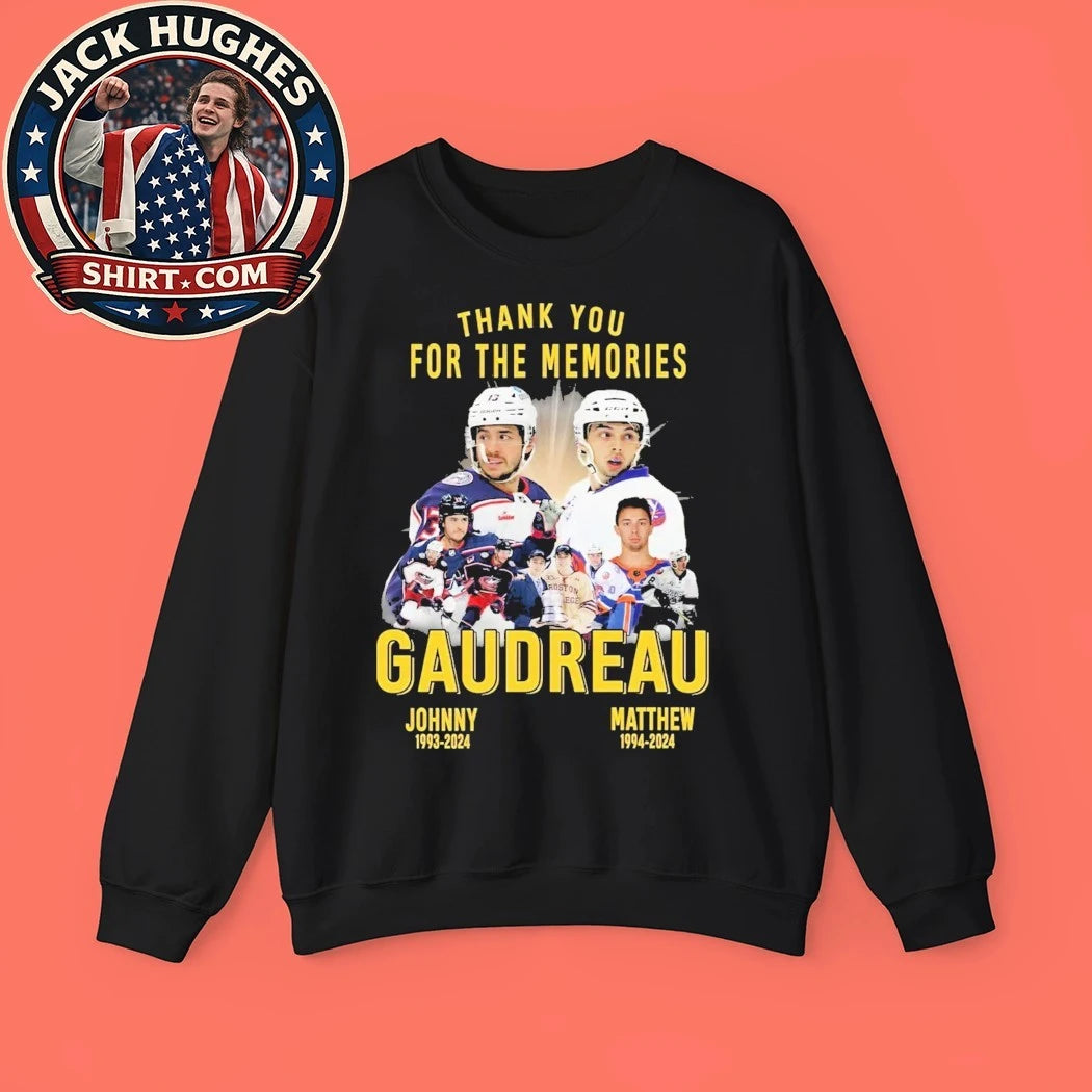 2026 USA Hockey Olympic Gold Medals Thank You For The Memories Gaudreau Johnny 1993-2024 And Matthew 1994-2024 New T-Shirt