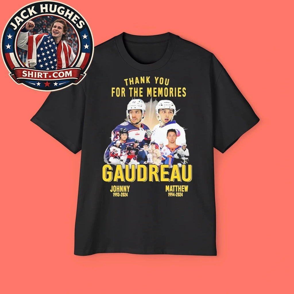 2026 USA Hockey Olympic Gold Medals Thank You For The Memories Gaudreau Johnny 1993-2024 And Matthew 1994-2024 New T-Shirt