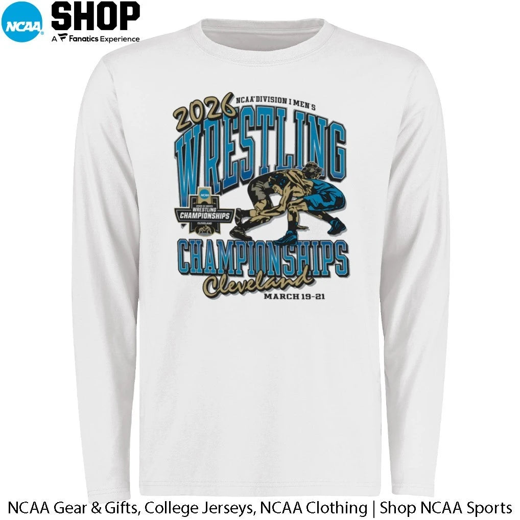 2026 NCAA DI Men’s Wrestling Championships Cleveland March 19-21 T-Shirt