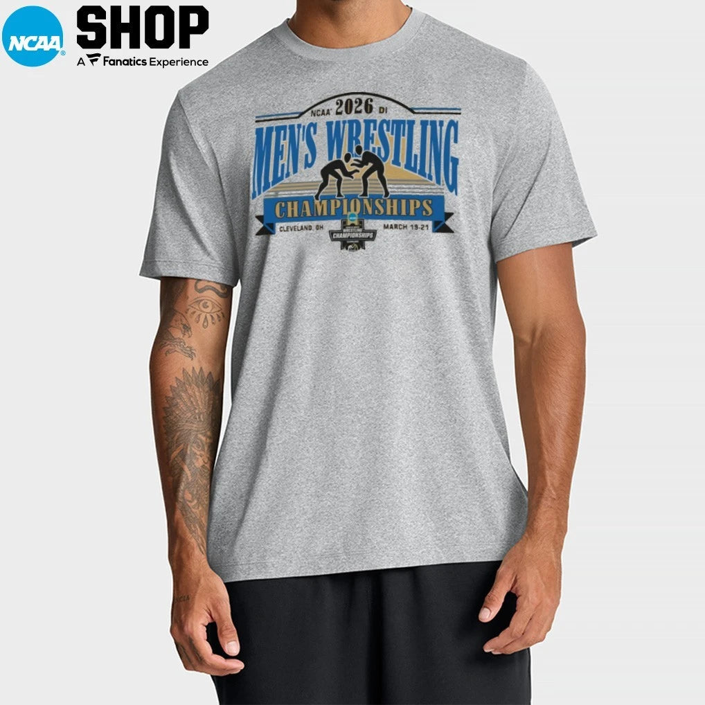 2026 NCAA DI Men’s Wrestling Championships Cleveland Oh March 19-21 T-Shirt
