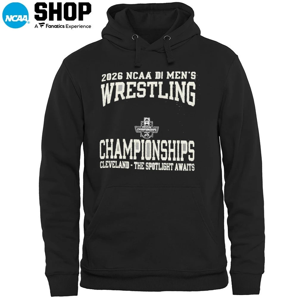 2026 NCAA DI Men’s Wrestling Championships Cleveland The Spotlight Awaits T-Shirt