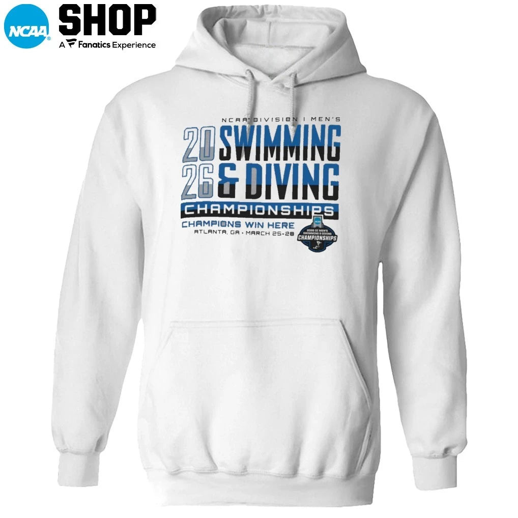 2026 NCAA Division I Men’s Swimming and Diving Championships Champions Win Here Atlanta Ga March 25-28 T-Shirt