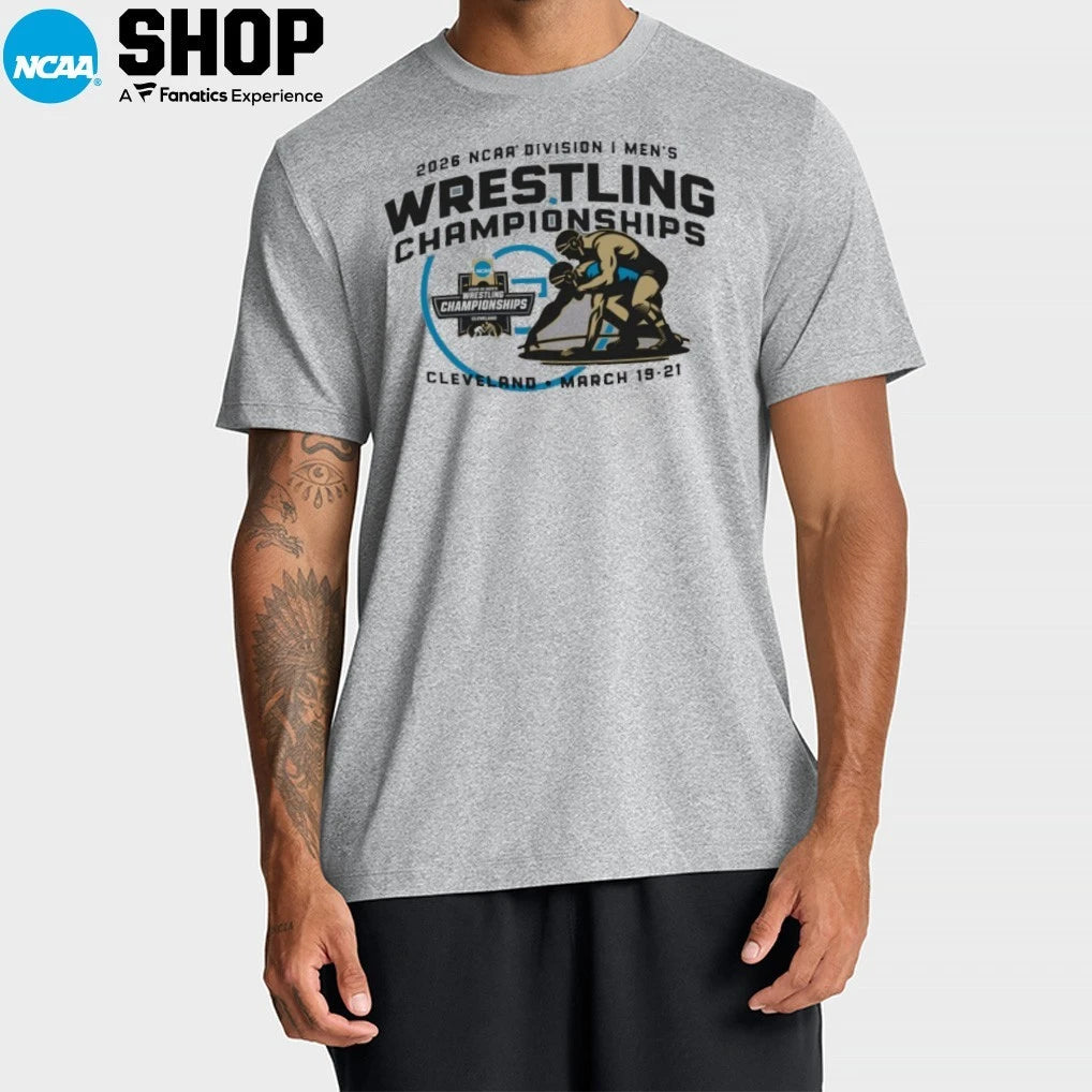 2026 NCAA Division I Men’s Wrestling Championships Cleveland March 19-21 T-Shirt