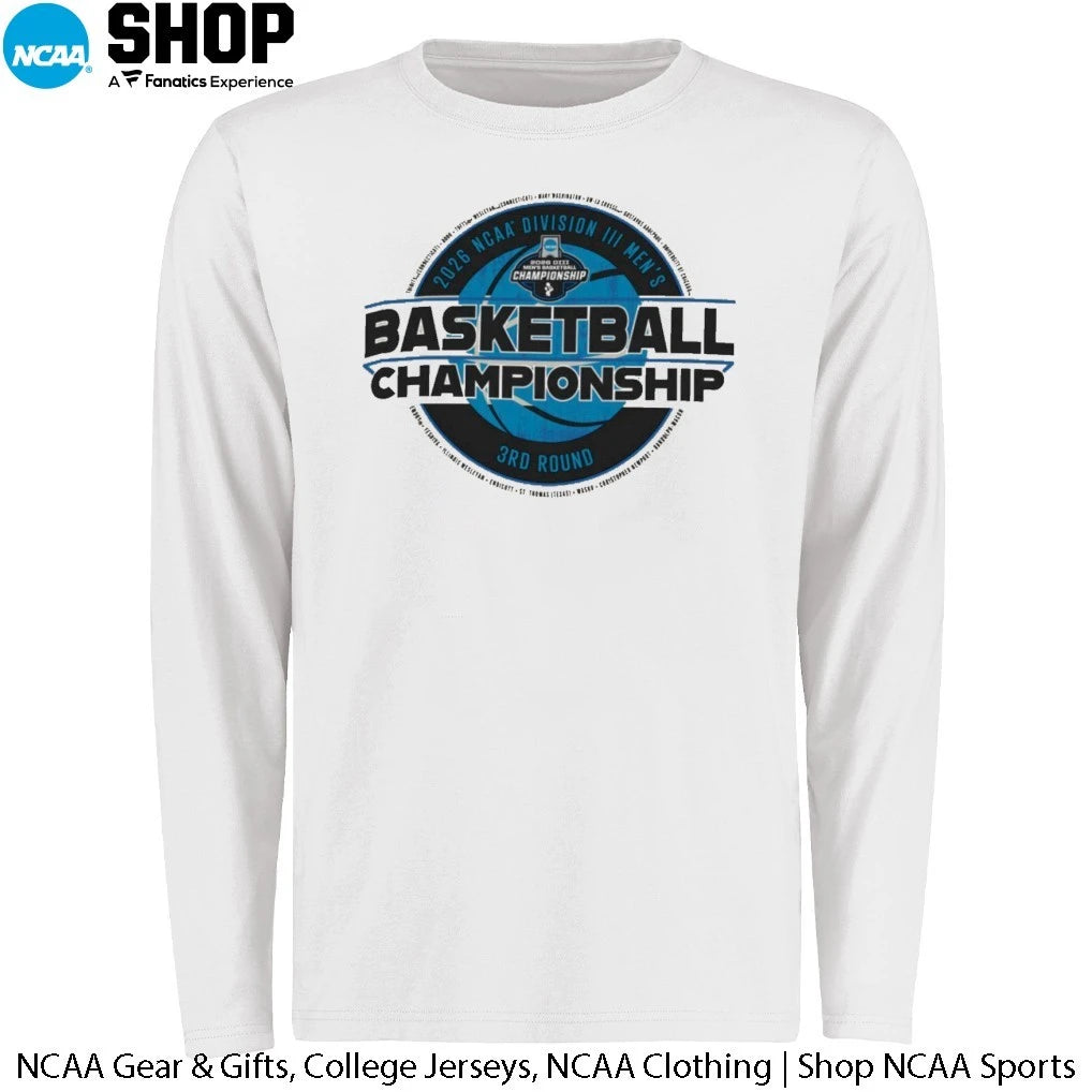 2026 NCAA Division III Men’s Basketball Championship 3rd 16 Teams T-Shirt
