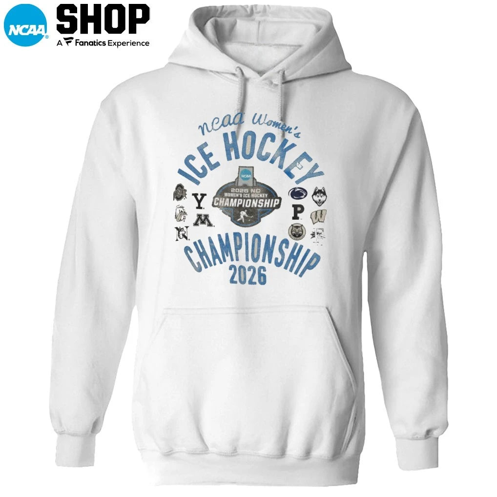 2026 NCAA Women’s Ice Hockey Championship 11 Teams T-Shirt