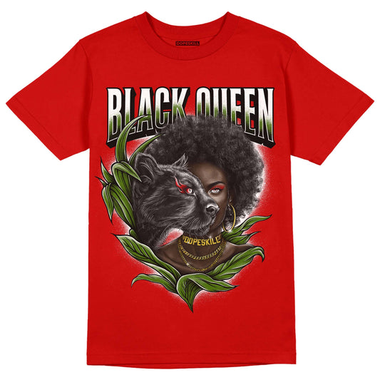 Red Collection DopeSkill Red T-shirt New Black Queen Graphic