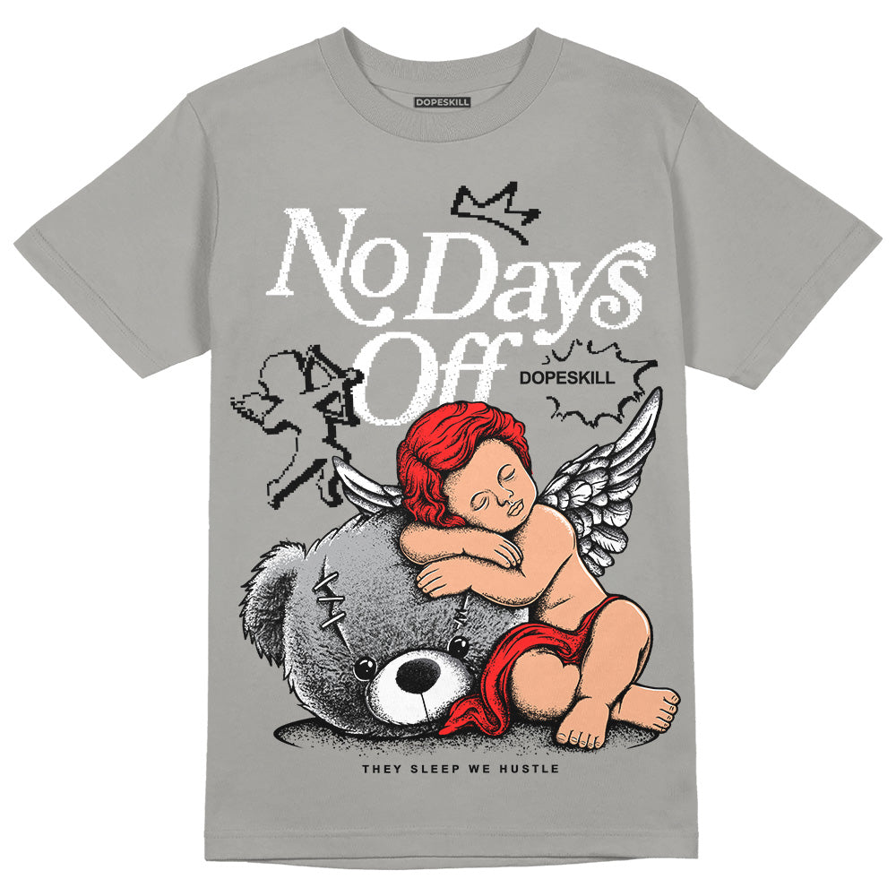 Wet Cement 4s DopeSkill Grey T-shirt New No Days Off Graphic
