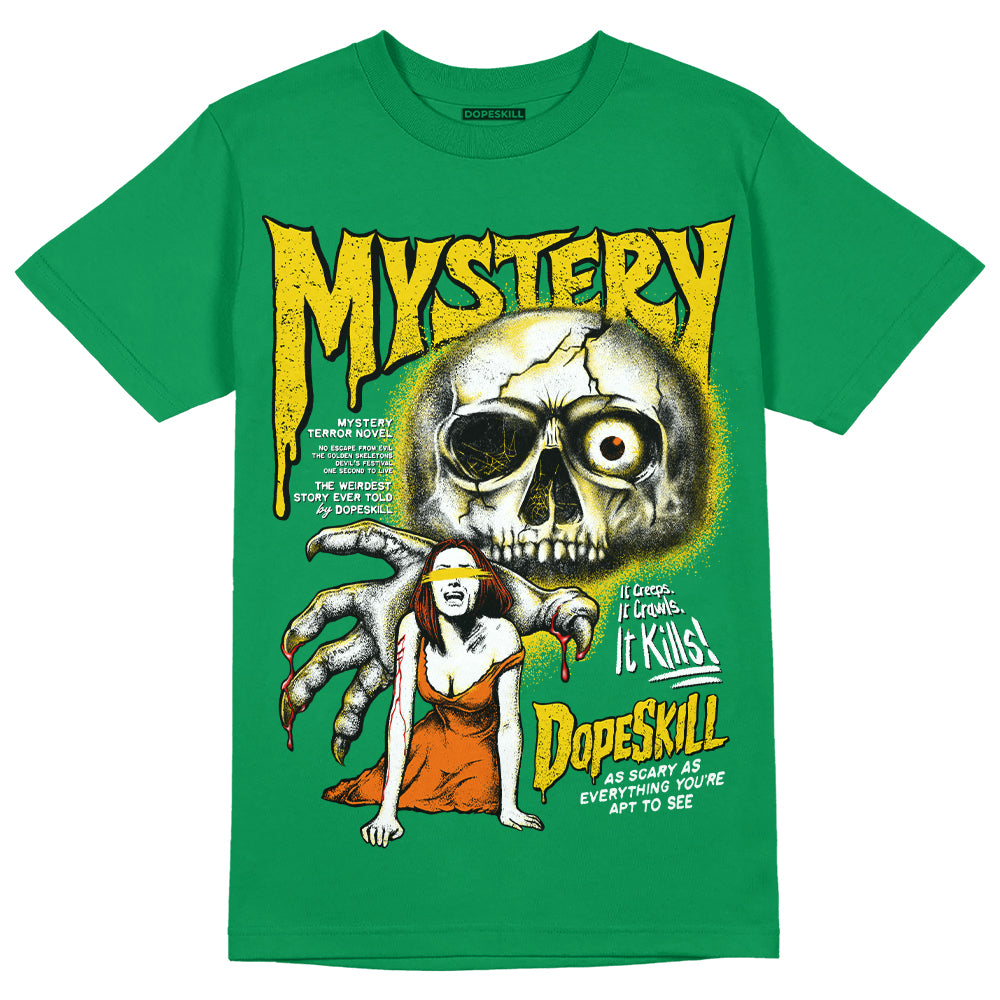 Green Collection DopeSkill Green T-shirt Mystery Ghostly Grasp Graphic