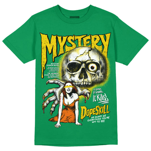 Green Collection DopeSkill Green T-shirt Mystery Ghostly Grasp Graphic