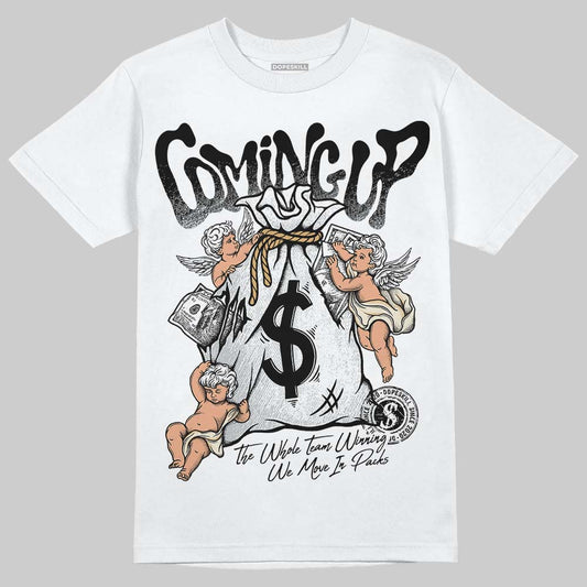 Reverse Metallic 5s DopeSkill T-Shirt Money Bag Coming Up Graphic
