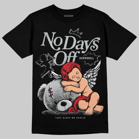 Wolf Grey 12s DopeSkill T-Shirt New No Days Off Graphic