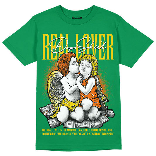 Green Collection DopeSkill Green T-shirt Real Lover Graphic