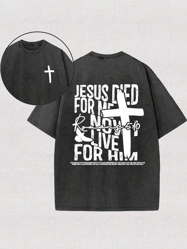 230g Double-Sided Washing, Printing T-Shirts Raised From The Dead, High-Quality Batik Cotton Vintage Fashion Brand...