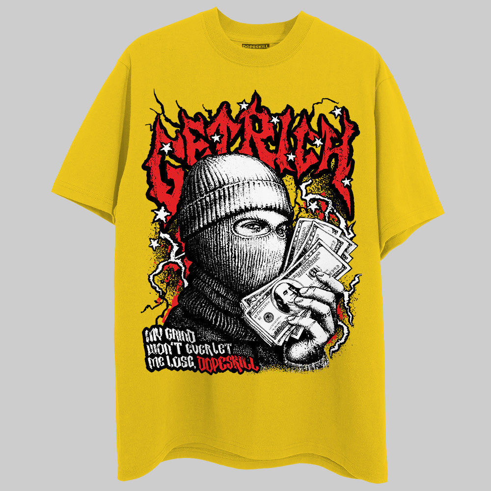 Yellow Collection DopeSkill T-Shirt Wealthy Graphic