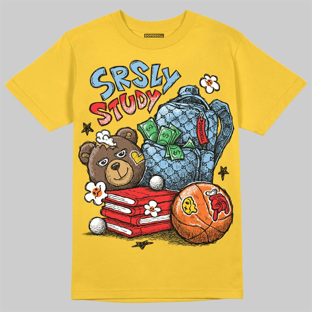 Yellow Collection DopeSkill T-Shirt SRSLY Study Graphic