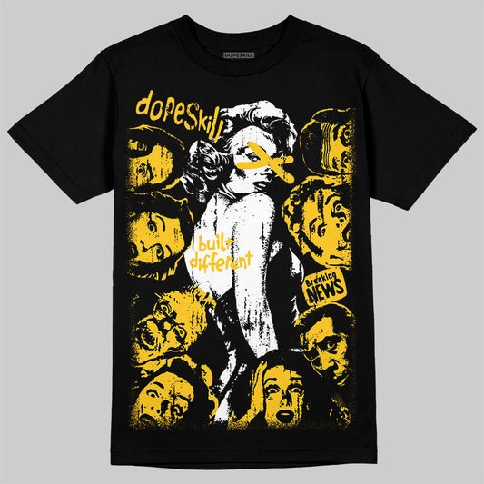 Yellow Collection DopeSkill T-Shirt Built Different Graphic
