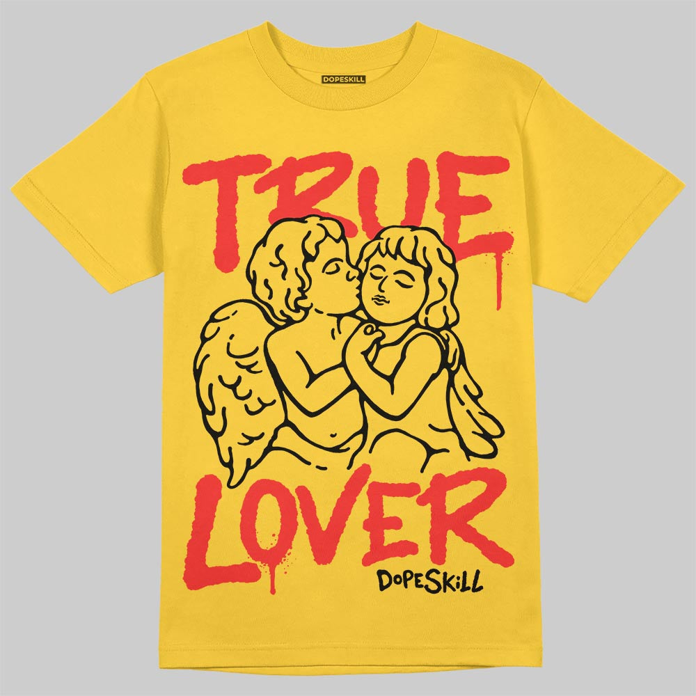 Yellow Collection DopeSkill T-Shirt True Lover Graphic