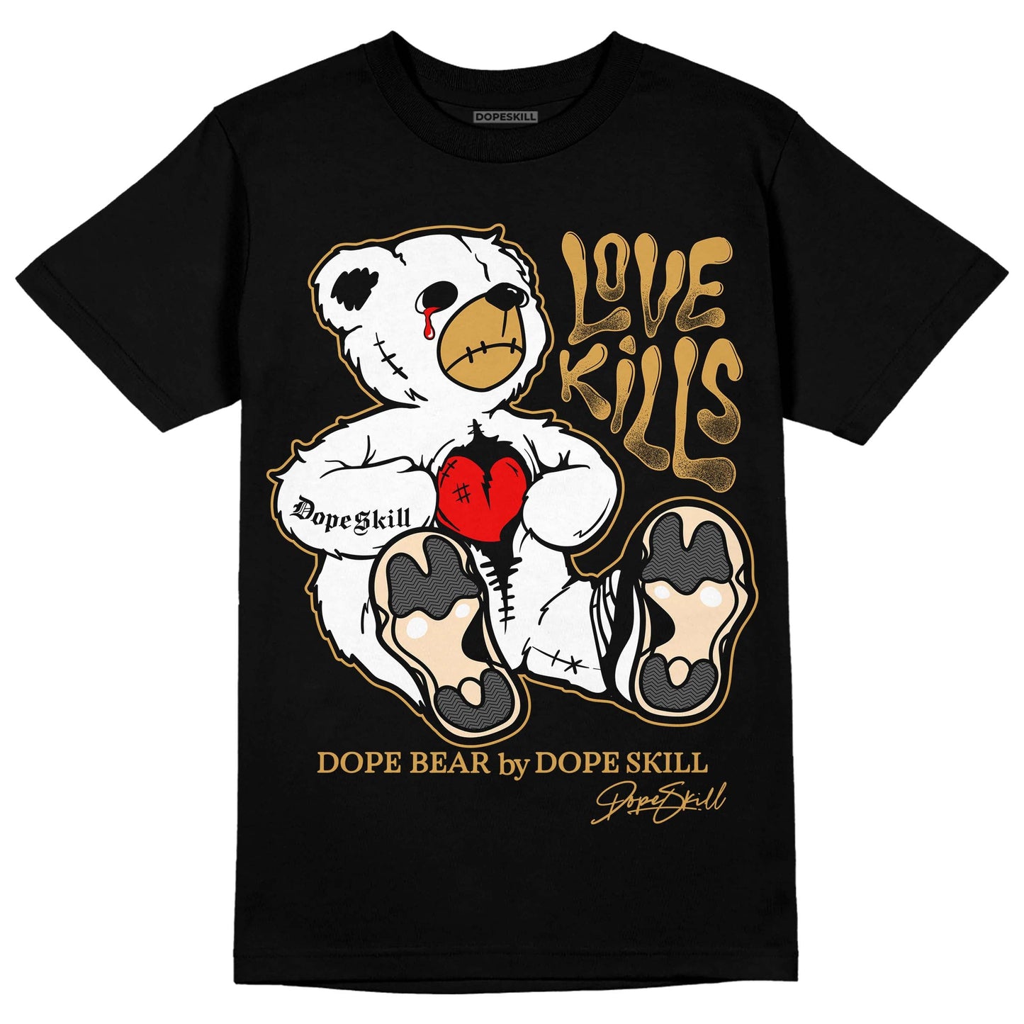 Gratitude 11s DopeSkill T-Shirt Love Kills Graphic
