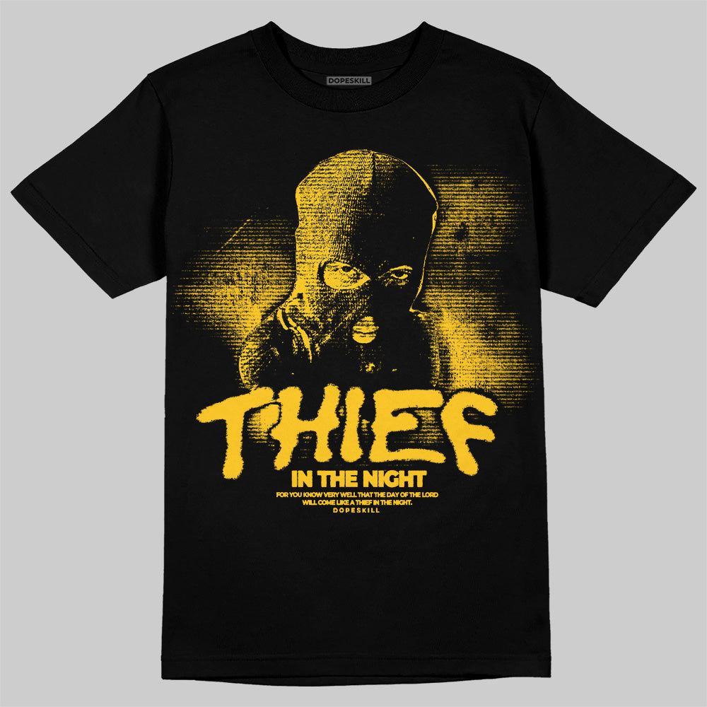 Yellow Collection DopeSkill T-Shirt Thief In The Night Graphic