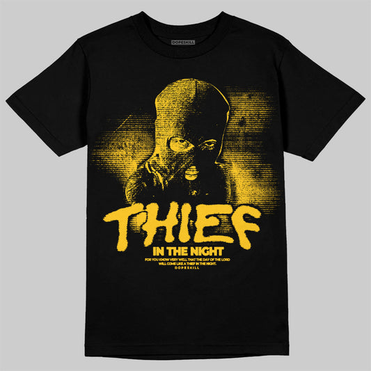 Yellow Collection DopeSkill T-Shirt Thief In The Night Graphic