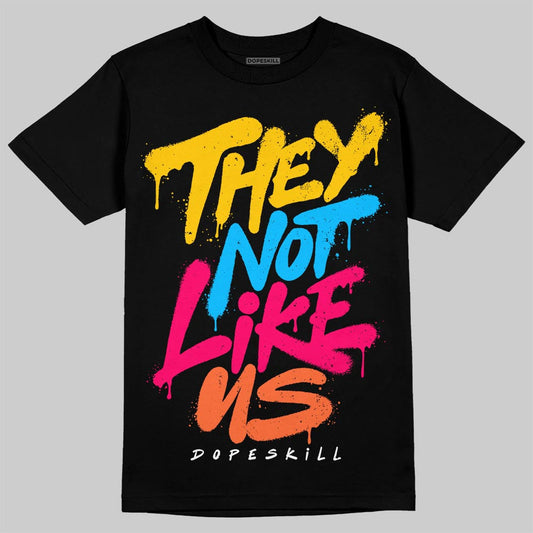 Yellow Collection DopeSkill T-Shirt They Not Like Us Graphic