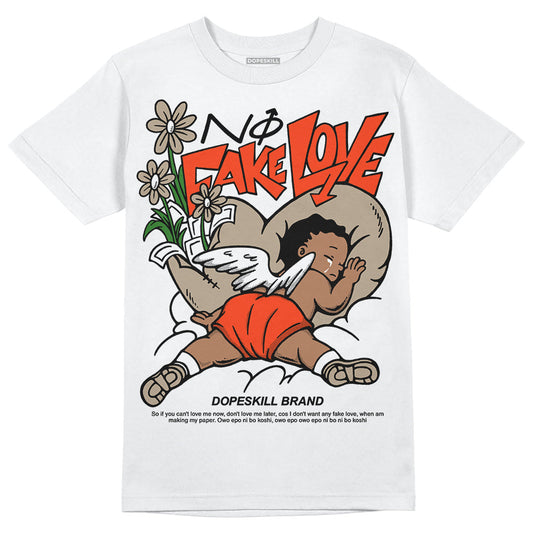 Latte 1s DopeSkill T-Shirt No Fake Love Graphic