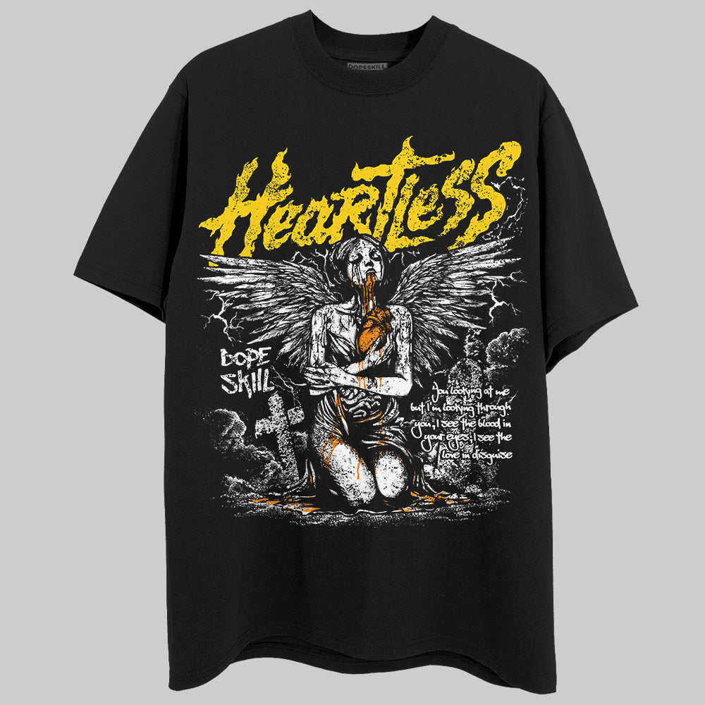 Yellow Ochre 6s DopeSkill T-Shirt Heartless Graphic