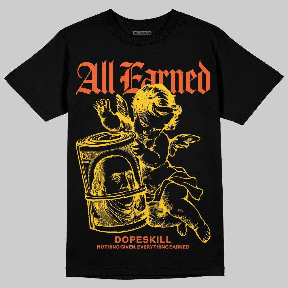 Yellow Collection DopeSkill T-Shirt All Earned Graphic