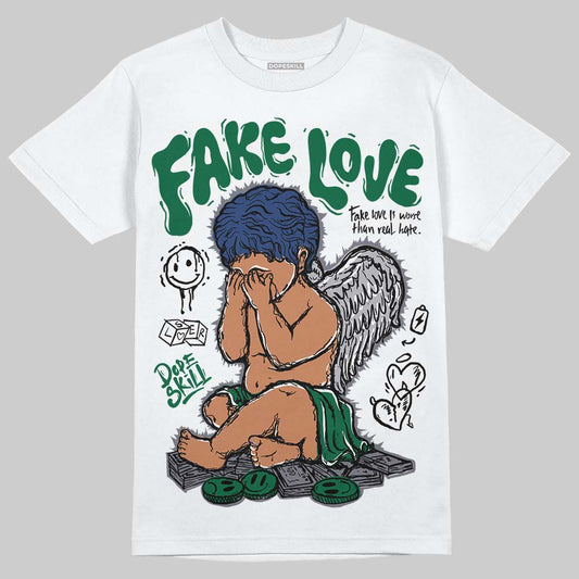 GT-2160 Shamrock Green DopeSkill T-Shirt False Love Graphic