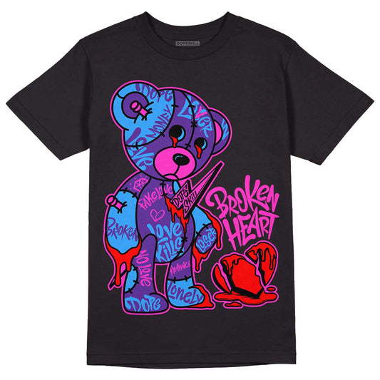 PURPLE Collection DopeSkill T-Shirt Broken Heart Graphic